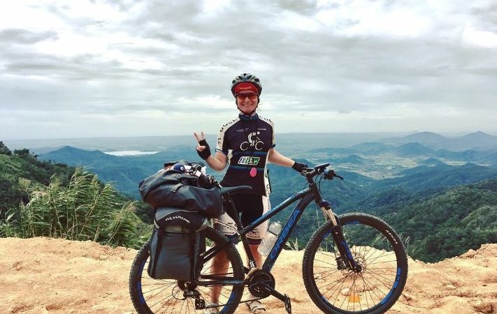 Lourdes Santos, 6 Minggu Naik Sepeda Lintas Vietnam